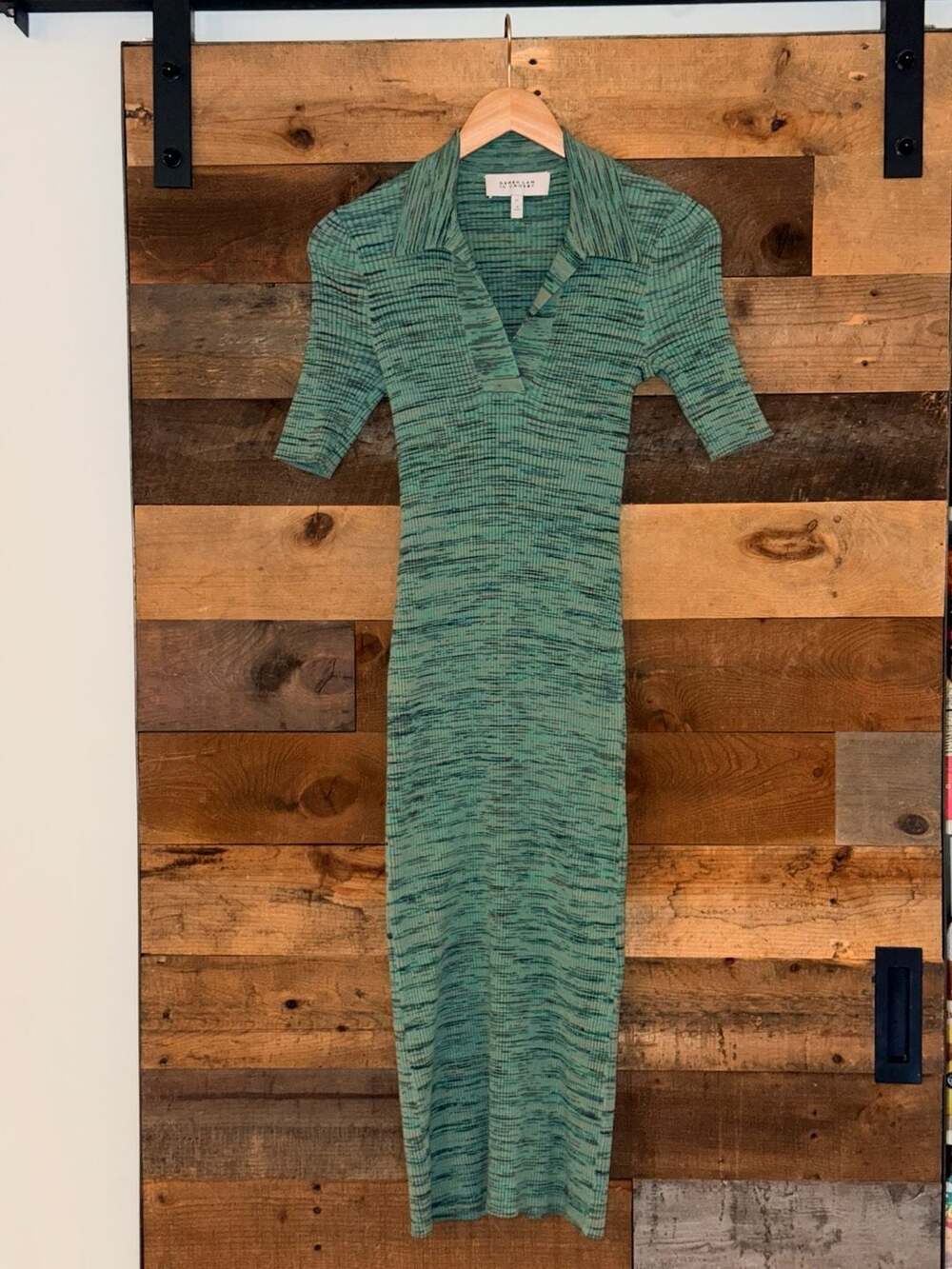 Derek Lam 10 Crosby Cianna Rib-Knit Space-Dyed Midi Size S 0848
